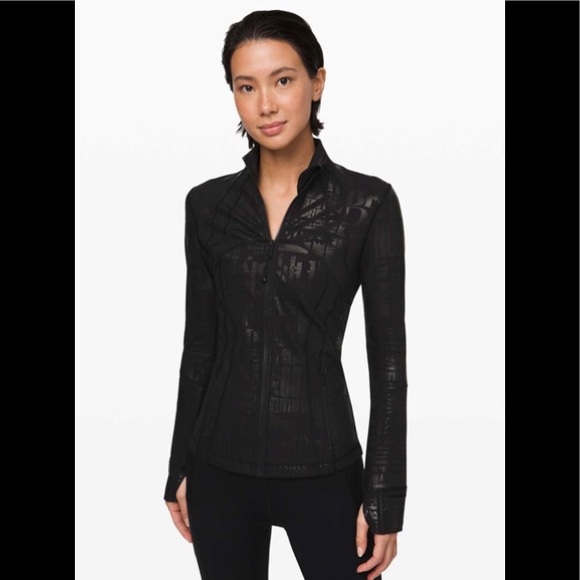 🍒LULULEMON *SPARK FOIL MANIFESTO sz 10 DEFINE Jacket LTD EDITION BLACK LUXTREME - Picture 10 of 10